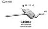 AUDI 4B0253409A Middle Silencer